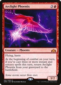 Magic: The Gathering Single - Guilds of Ravnica - Arclight Phoenix Mythic/091 Lightly Played