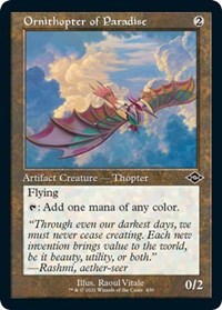 Magic: The Gathering - Modern Horizons 2 - Ornithopter of Paradise (Retro Frame) Common/430 Lightly Played