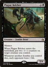 Magic: The Gathering - Amonkhet - Plague Belcher Rare/104 Lightly Played