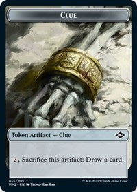 Magic: The Gathering Single - Modern Horizons 2 - Clue (015) Token/015 Lightly Played