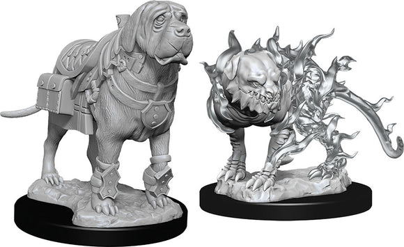 Dungeons & Dragons Nolzur`s Marvelous Unpainted Miniatures: W11 Mastif & Shadow Mastif