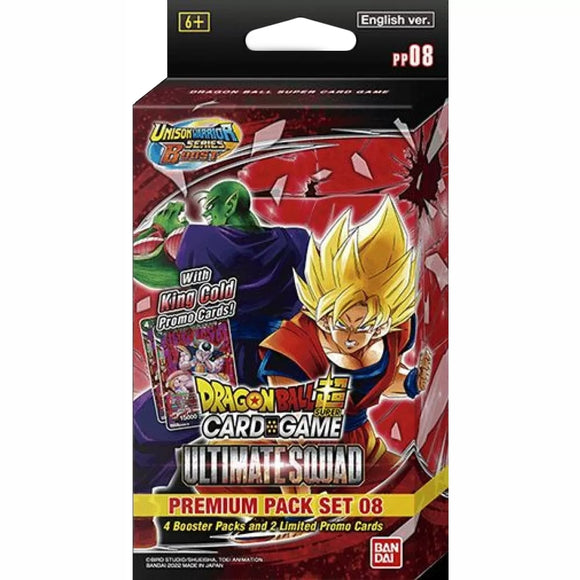 Dragon Ball Super TCG: Premium Pack Set 8 Ultimate Squad