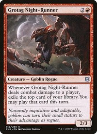 Magic: The Gathering Single - Zendikar Rising -  Grotag Night-Runner - Uncommon/143 Lightly Played