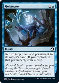 Magic: The Gathering Single - Innistrad: Midnight Hunt - Geistwave Common/056 Lightly Played