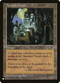 Magic: The Gathering Single - The List - Ancient Tomb Common/315 Lightly Played