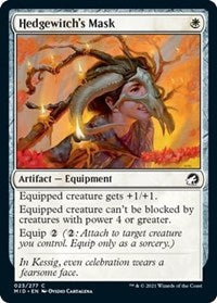 Magic: The Gathering Single - Innistrad: Midnight Hunt - Hedgewitch's Mask - Common/023 Lightly Played