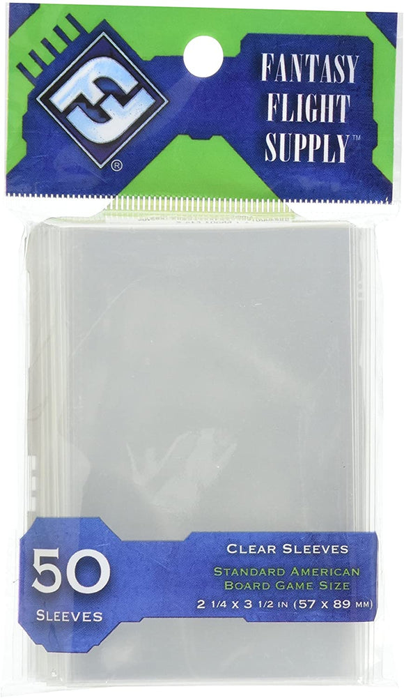 Fantasy Flight Supply - Standard American Board Game Card Sleeves (50 ct)