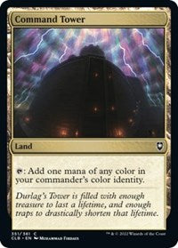 Magic: The Gathering Single - Commander Legends: Battle for Baldur's Gate - Command Tower (Foil) - Common/351 Lightly Played