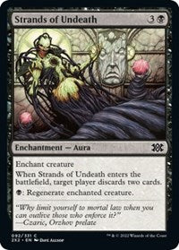 Magic: The Gathering Single - Double Masters 2022 - Strands of Undeath - FOIL Common/092 Lightly Played