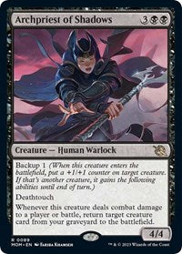 Magic: The Gathering Single - March of The Machine - Archpriest of Shadows - FOIL Rare/0089 - Lightly Played