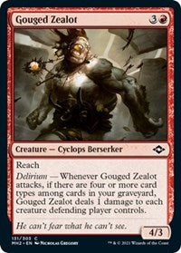 Magic: The Gathering Single - Modern Horizons 2 - Gouged Zealot - Common/131 Lightly Played