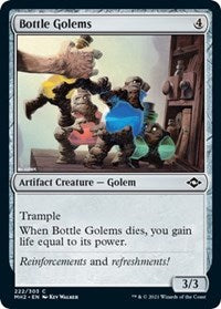 Magic: The Gathering Single - Modern Horizons 2 - Bottle Golems - Common/222 Lightly Played