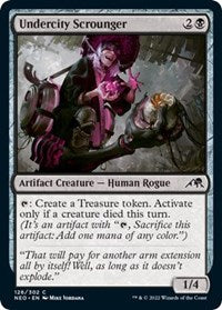 Magic: The Gathering Single - Kamigawa: Neon Dynasty - Undercity Scrounger FOIL Common/126 Lightly Played