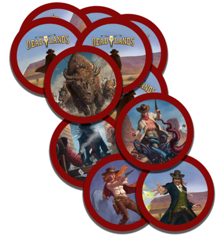 Deadlands: the Weird West Bennies - Set of 25 SWADE