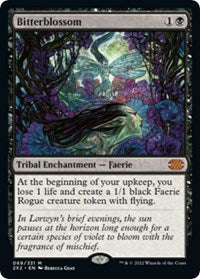 Magic: The Gathering Single - Double Masters 2022 - Bitterblossom (Foil) - Mythic/069 Lightly Played