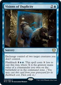 Magic: The Gathering Single - Commander: Innistrad: Midnight Hunt - Visions of Duplicity - Rare/033 Lightly Played
