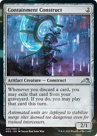 Magic: The Gathering Single - Kamigawa: Neon Dynasty - Containment Construct FOIL Uncommon/243 Lightly Played