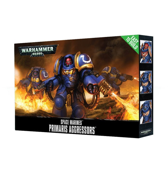 Warhammer 40,000 - Adeptus Astartes Space Marine Primaris Aggressors (EASY TO BUILD)