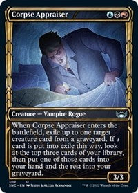 Magic: The Gathering Single - Streets of New Capenna - Corpse Appraiser (Showcase) (Foil) - Uncommon/302 Lightly Played