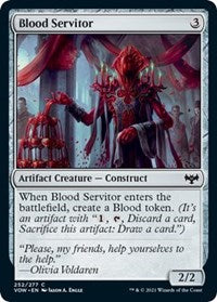 Magic: The Gathering Single - Innistrad: Crimson Vow - Blood Servitor (Foil) Common/252 Lightly Played