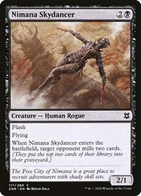 Magic: The Gathering Single - Zendikar Rising - Nimana Skydancer - Common/117 Lightly Played