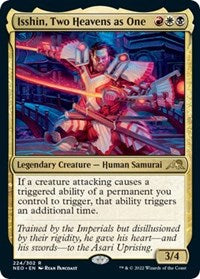 Magic: The Gathering Single - Kamigawa: Neon Dynasty - Isshin, Two Heavens as One Rare/224 Lightly Played