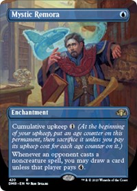 Magic: The Gathering Single - Dominaria Remastered - Mystic Remora (Borderless) (Foil) - Rare/409 Lightly Played
