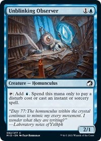 Magic: The Gathering Single - Innistrad: Midnight Hunt - Unblinking Observer - Common/082 Lightly Played