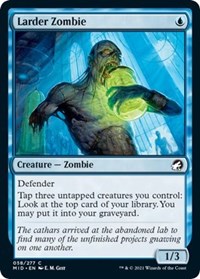 Magic: The Gathering Single - Innistrad: Midnight Hunt - Larder Zombie - Common/058 Lightly Played