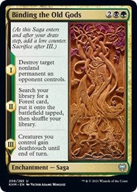 Magic: The Gathering Single - Kaldheim - Binding the Old Gods - Uncommon/206 Lightly Played