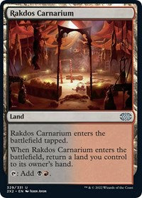 Magic: The Gathering Single - Double Masters 2022 - Rakdos Carnarium - FOIL Uncommon/329 Lightly Played