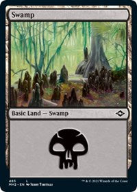 Magic: The Gathering - Modern Horizons 2 - Swamp (485) Foil Legendary/485 Lightly Played