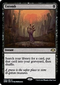 Magic: The Gathering Single - Dominaria Remastered - Entomb (Foil) - Rare/082 Lightly Played