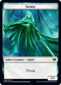 Magic: The Gathering Single - Kaldheim - Spirit - Token/004 Lightly Played