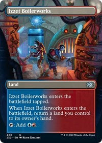 Magic: The Gathering Single - Double Masters 2022 - Izzet Boilerworks (Borderless) - FOIL Rare/408 Lightly Played