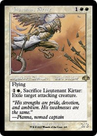 Magic: The Gathering Single - Dominaria Remastered - Lieutenant Kirtar (Retro Frame) - Rare/265 Lightly Played