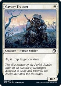 Magic: The Gathering Single - Innistrad: Midnight Hunt - Gavony Trapper Common/022 Lightly Played