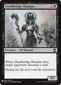 Magic: The Gathering Single - The List - Eternal Masters - Deadbridge Shaman - Common/085 Lightly Played