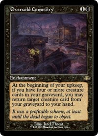 Magic: The Gathering Single - Dominaria Remastered - Oversold Cemetery (Retro Frame) - FOIL Rare/309 Lightly Played