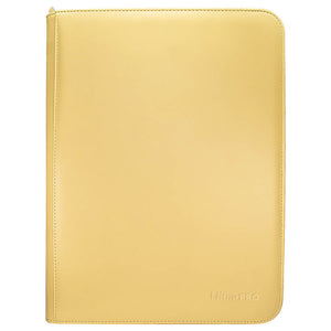 ULTRA PRO: VIVID COLLECTION: 9-POCKET ZIPPERED PRO-BINDER: YELLOW
