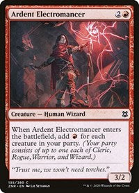 Magic: The Gathering Single - Zendikar Rising - Ardent Electromancer Common/135 Lightly Played