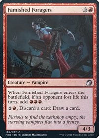 Magic: The Gathering Single - Innistrad: Midnight Hunt - Famished Foragers (Foil) - Common/138 Lightly Played