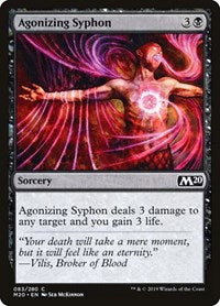 Magic: The Gathering Single - Core Set 2020 - Agonizing Syphon Common/083 Lightly Played