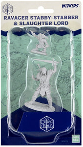 Critical Role Unpainted Miniatures: W02 Ravager Stabby-Stabber & Slaughter Lord