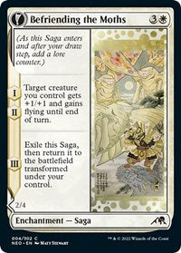 Magic: The Gathering Single - Kamigawa: Neon Dynasty - Befriending the Moths FOIL Common/004 Lightly Played