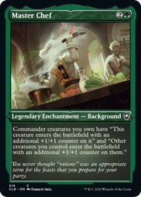 Magic: The Gathering Single - Commander Legends: Battle for Baldur's Gate - Master Chef (Foil Etched) - Common/519 Lightly Played