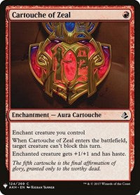 Magic: The Gathering Single - The List - Amonkhet - Cartouche of Zeal - Common/124 Lightly Played