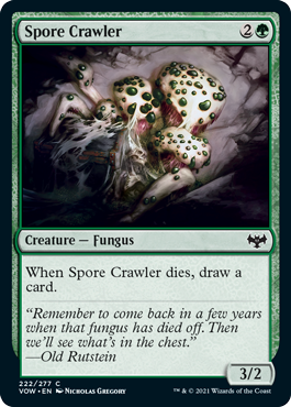 Magic: The Gathering - Innistrad: Crimson Vow - Spore Crawler FOIL Common/222 Lightly Played