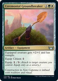 Magic: The Gathering Single - Streets of New Capenna - Ceremonial Groundbreaker - Uncommon/175 Lightly Played