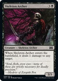 Magic: The Gathering Single - Double Masters 2022 - Skeleton Archer - FOIL Common/090 Lightly Played